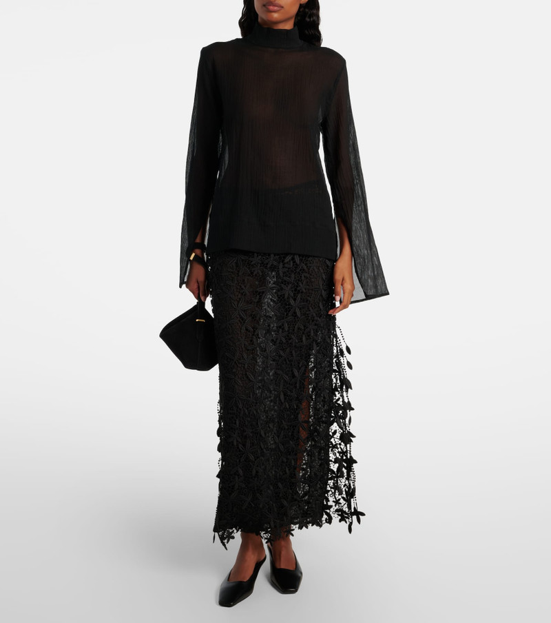 Totême Low-rise maxi skirt outlook