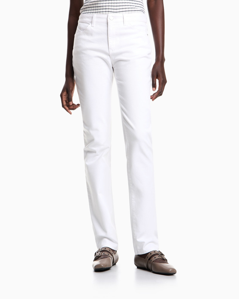 EMPORIO ARMANI J18 High-rise skinny-leg jeans in comfort bull outlook