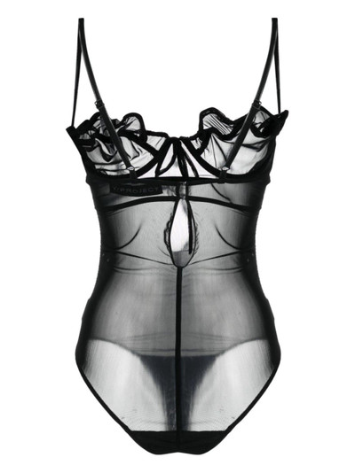 Y/Project sheer-construction underwired bodysuit outlook