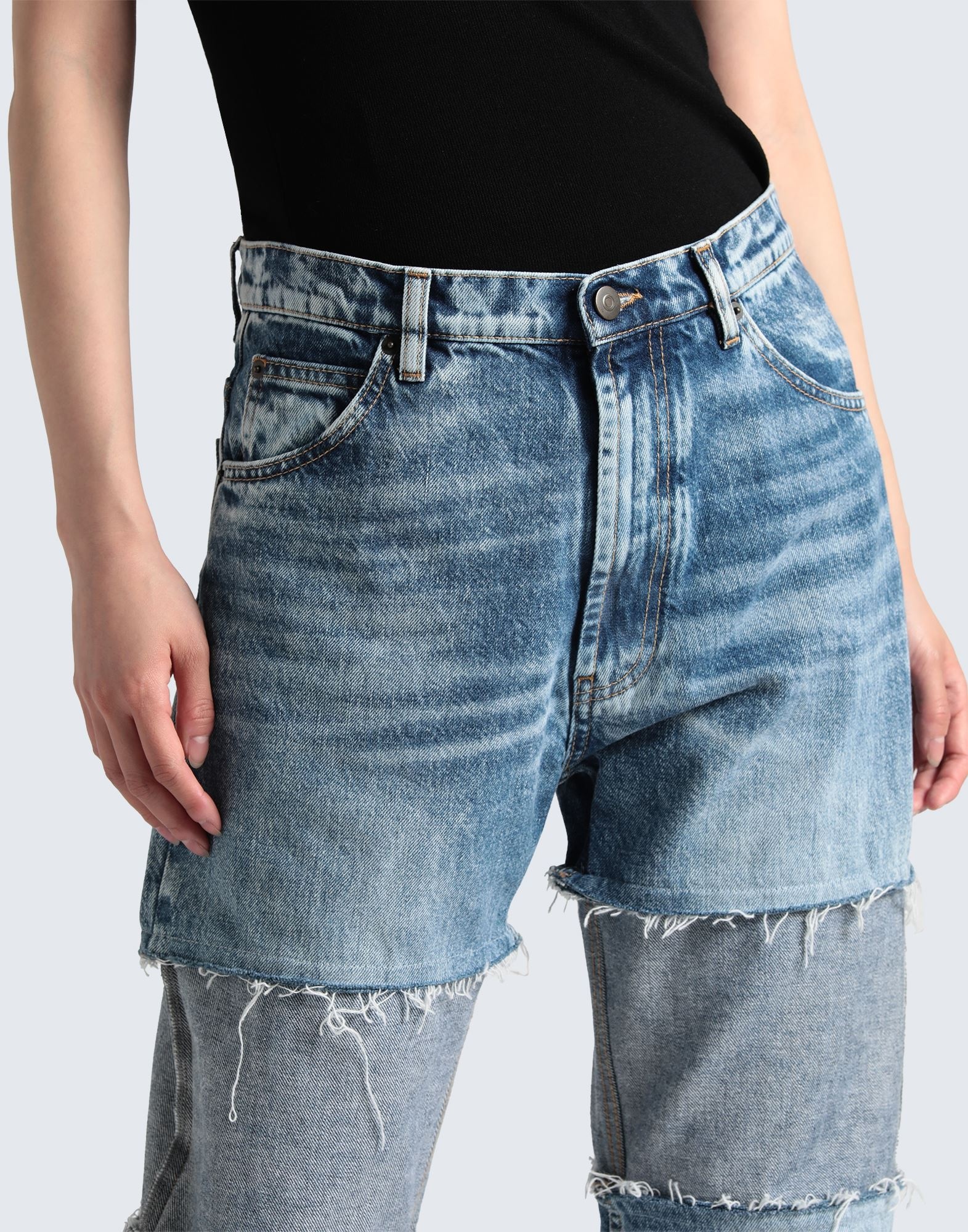 Blue Women's Denim Pants - 4