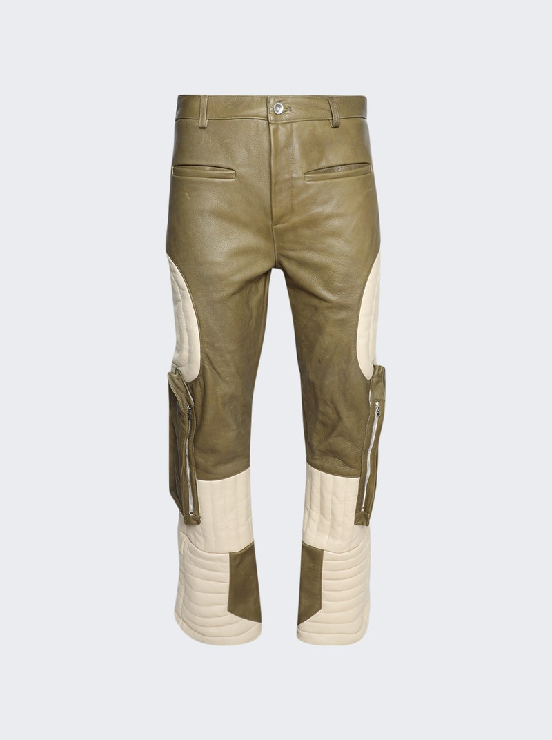 Raised Window Pants Tan - 1