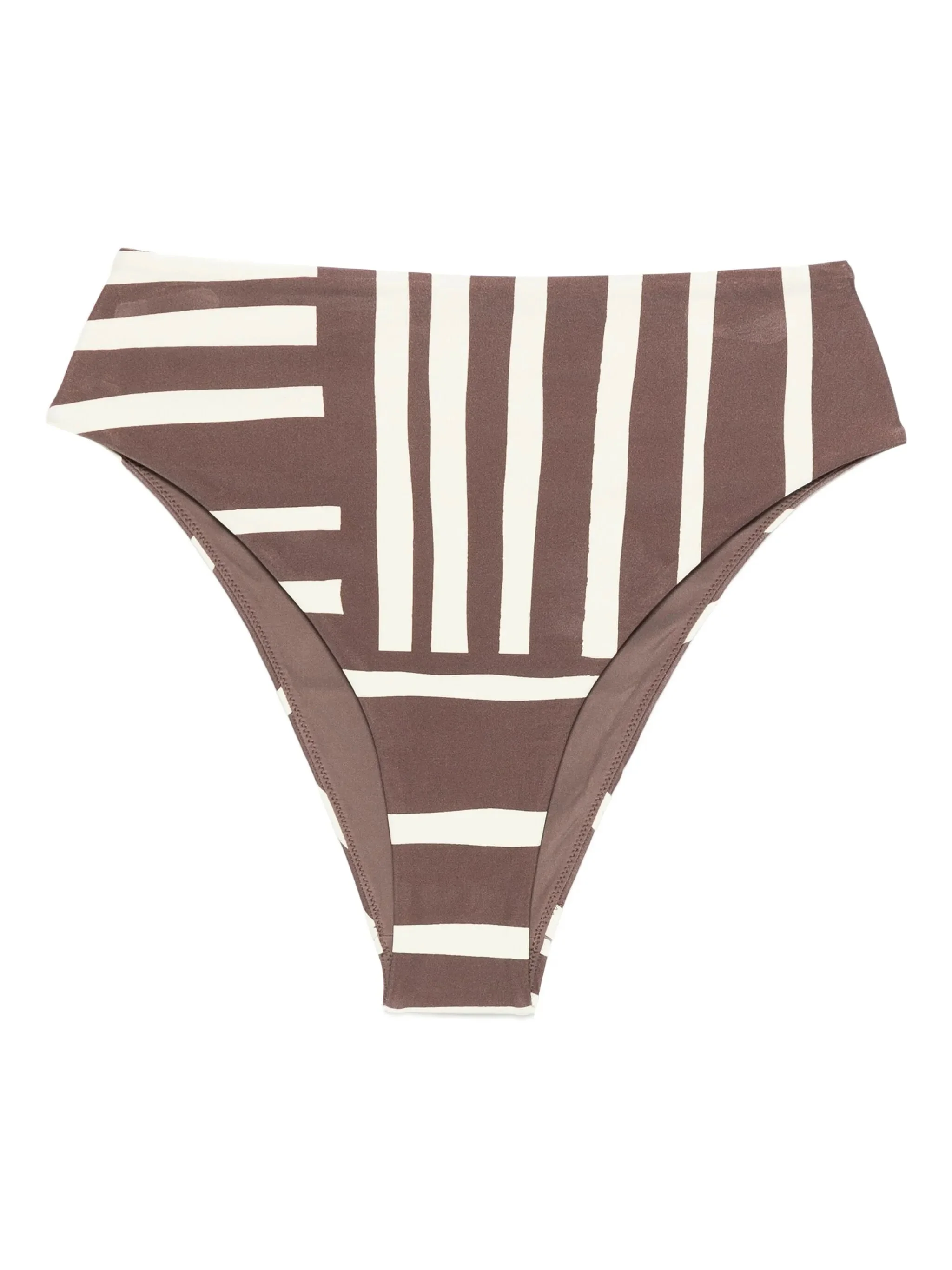 Linocut striped bikini bottom - 1