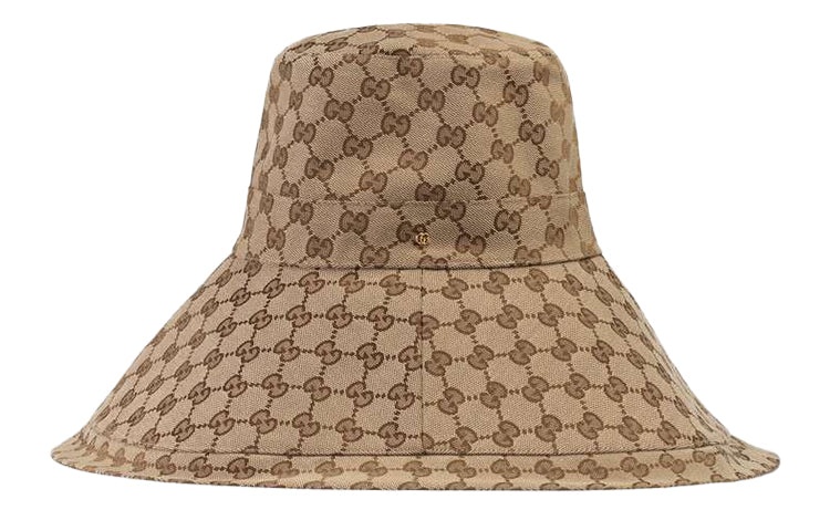 Gucci GG Canvas Wide Brim Hat 'Beige/Ebony' 631958-KQW00-9700 - 2