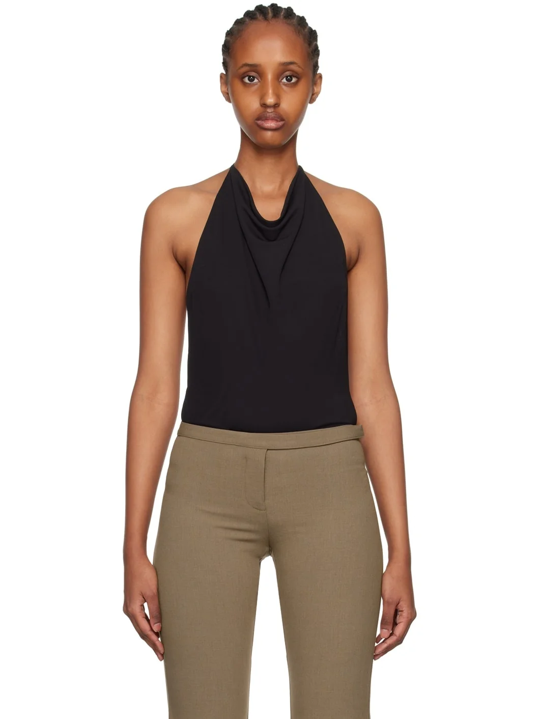 Black Monette Bodysuit - 1