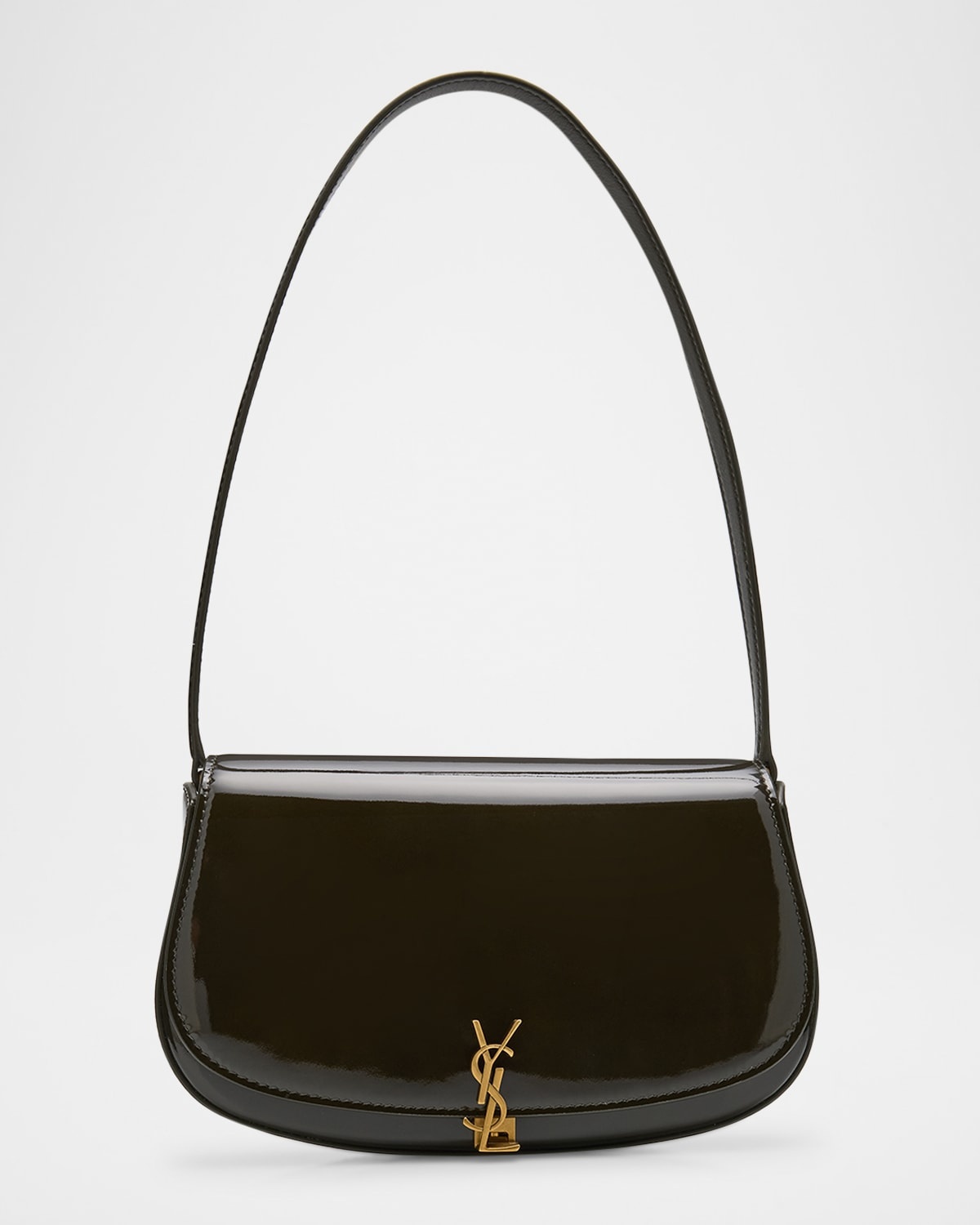 Mini YSL Flap Shoulder Bag in Patent Leather - 1