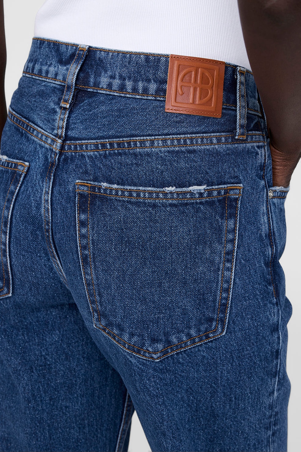 Roy Jean 31" - Clean Indigo Denim - 5