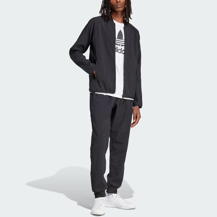 adidas Originals SST Bonded Track Top Asia Sizing 'Black' IM9883 - 4