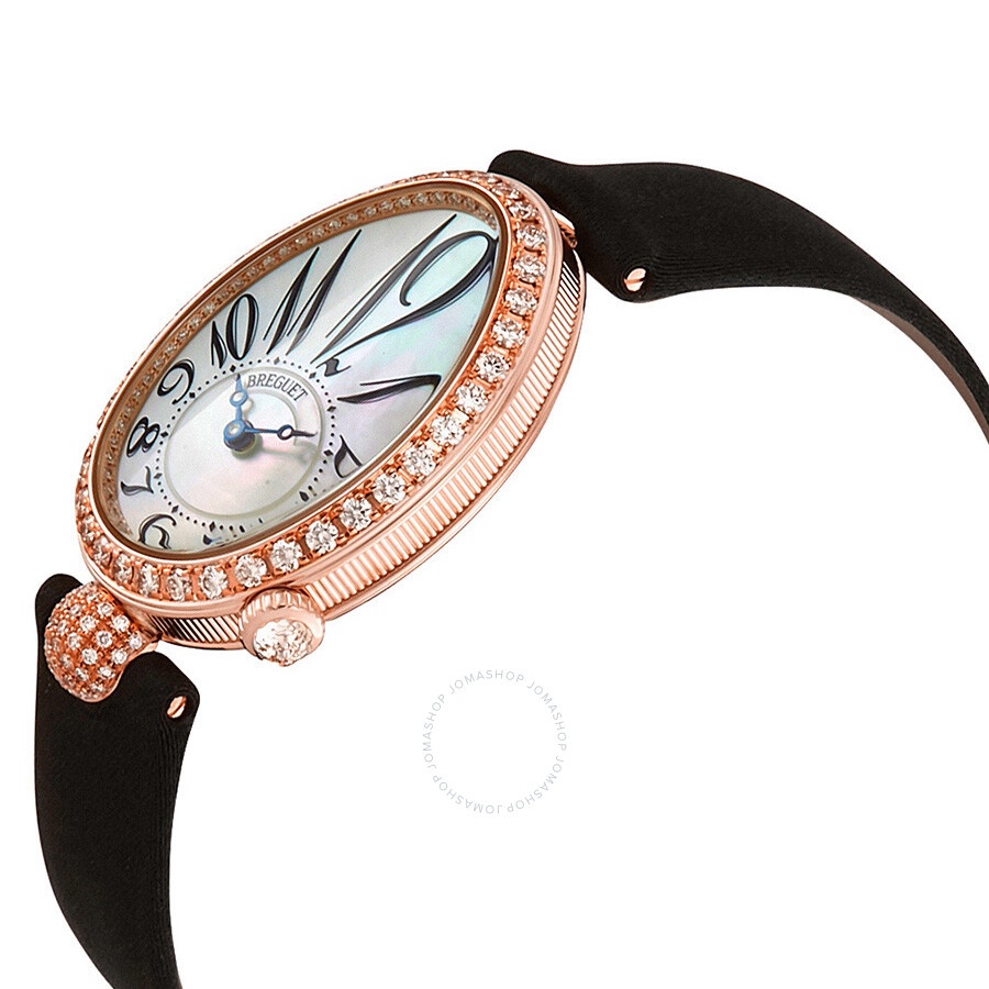 Breguet Reine de Naples 18kt Rose Gold Automatic Mother of Pearl Dial Ladies Watch 8928BR/5W/844.DD0 - 2