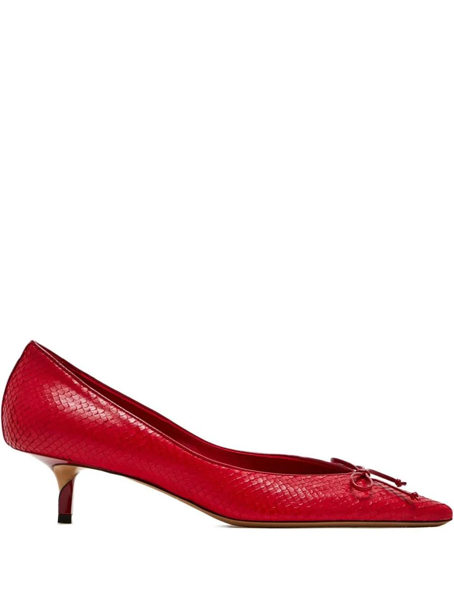 Jacquemus Red Leather Pumps - 1