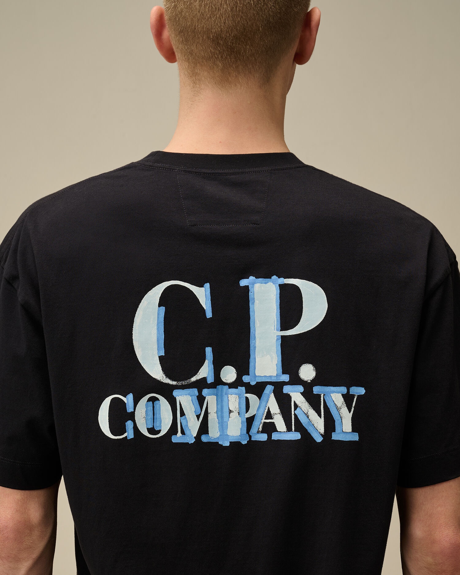 CP COMPANY｜ (30/1 Jersey Printed Logo T-Shirt (18CMTS14 C.P. Company 30/1 Jersey Printed Logo T-Shirt | REVERSIBLE