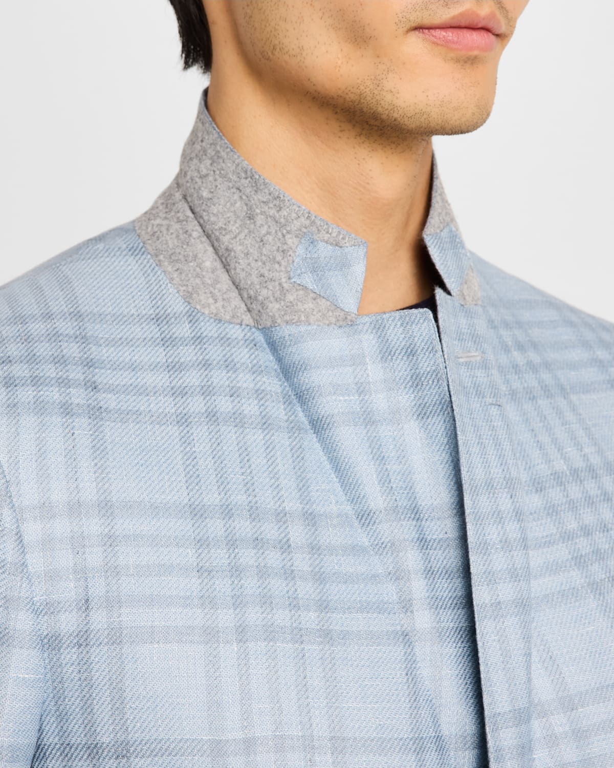 Men's Large Check Sport Coat - 6