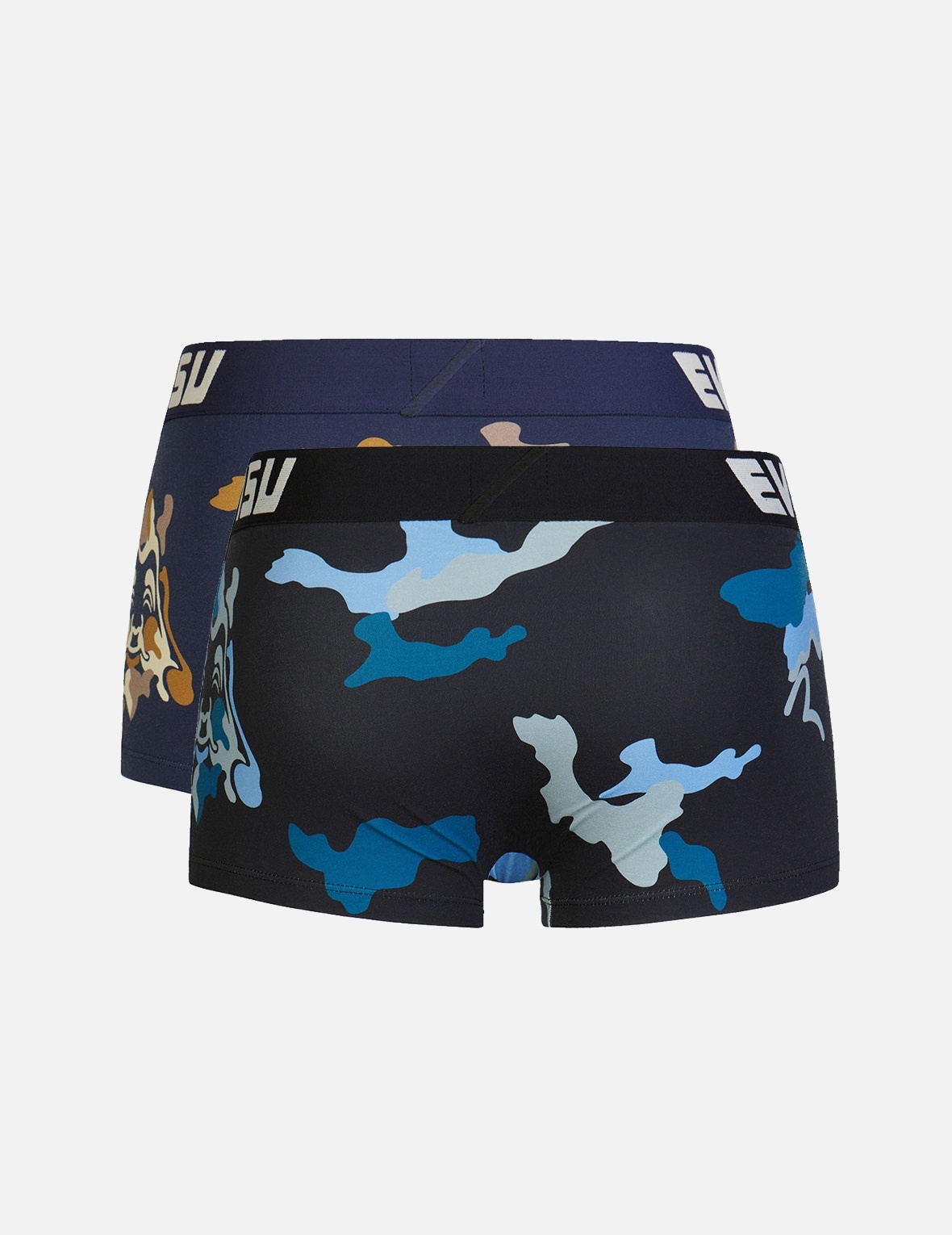 TWO-PACK ALLOVER CAMOUFLAGE PRINT TRUNKS - 2