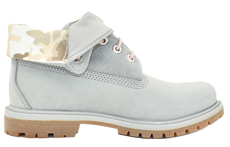 (WMNS) Timberland Roll Top Boots Basic 'Grey' A2GYB - 2
