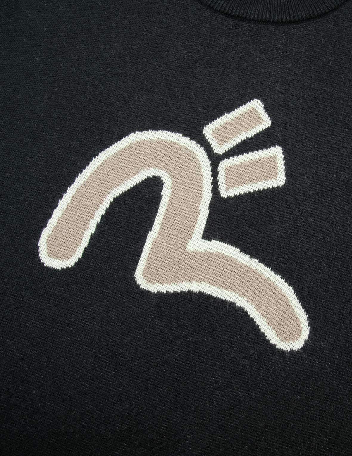 SEAGULL AND DARUMA INTARSIA RELAX FIT KNIT SWEATER - 8