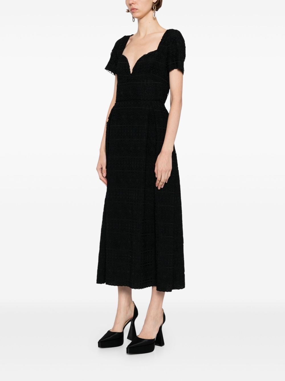 Macramé midi dress - 3