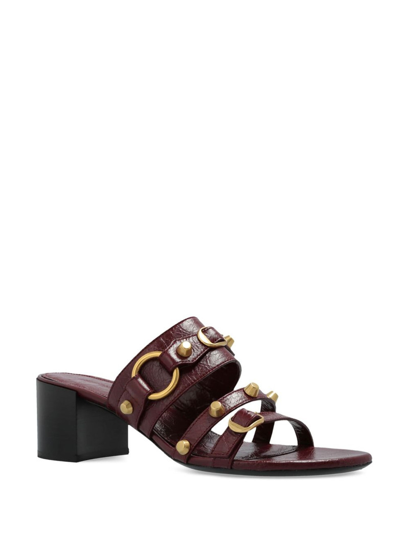 BALENCIAGA 65mm leather heeled sandals outlook