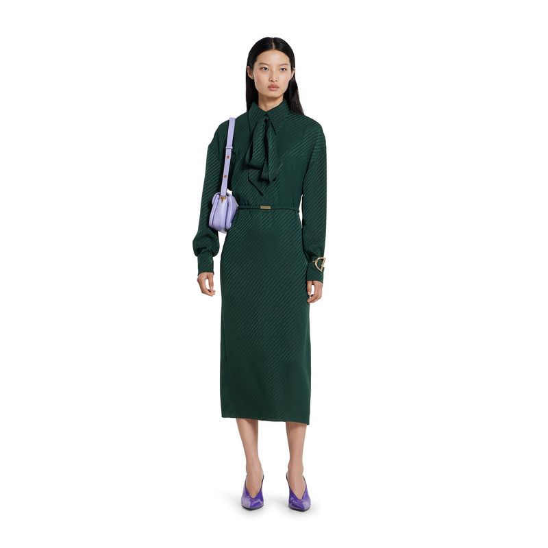 GUCCI Interlocking G silk jacquard dress outlook