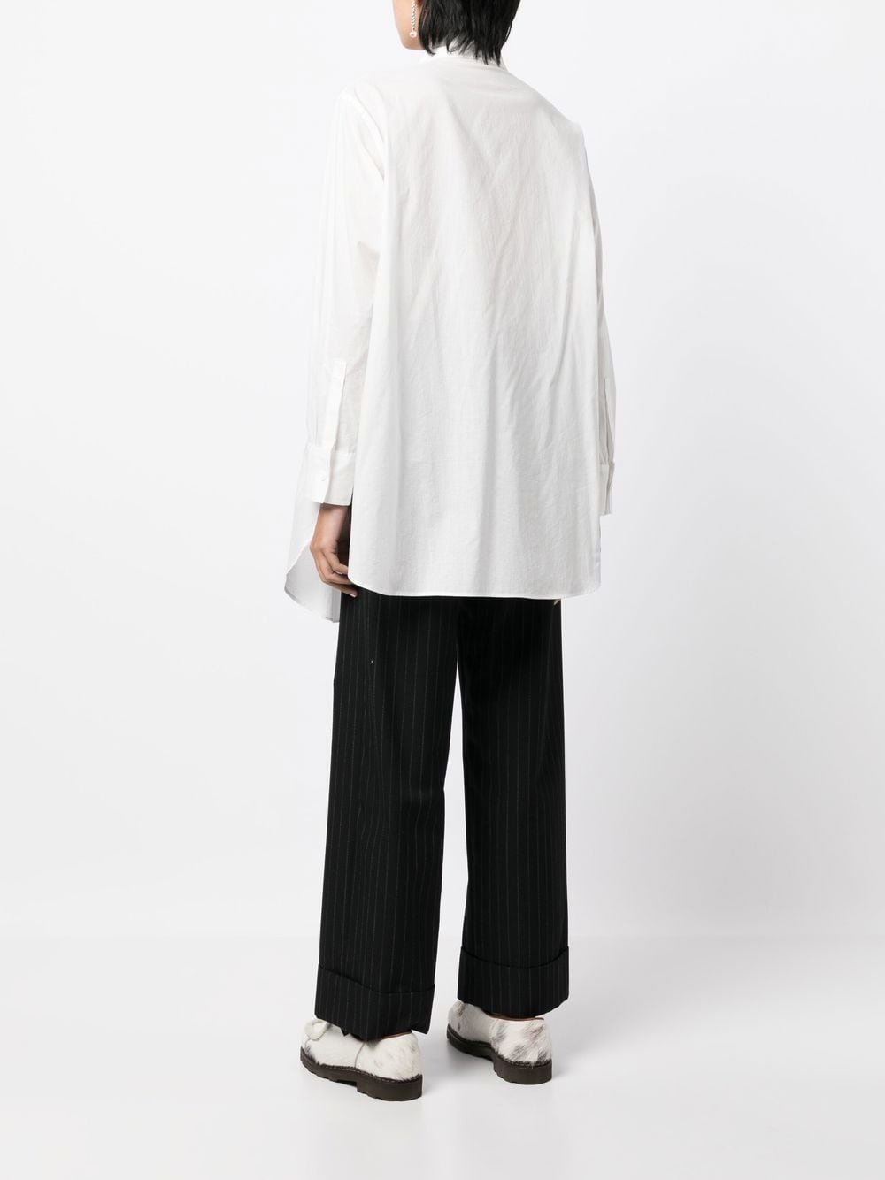 oversized cotton shirt - 4