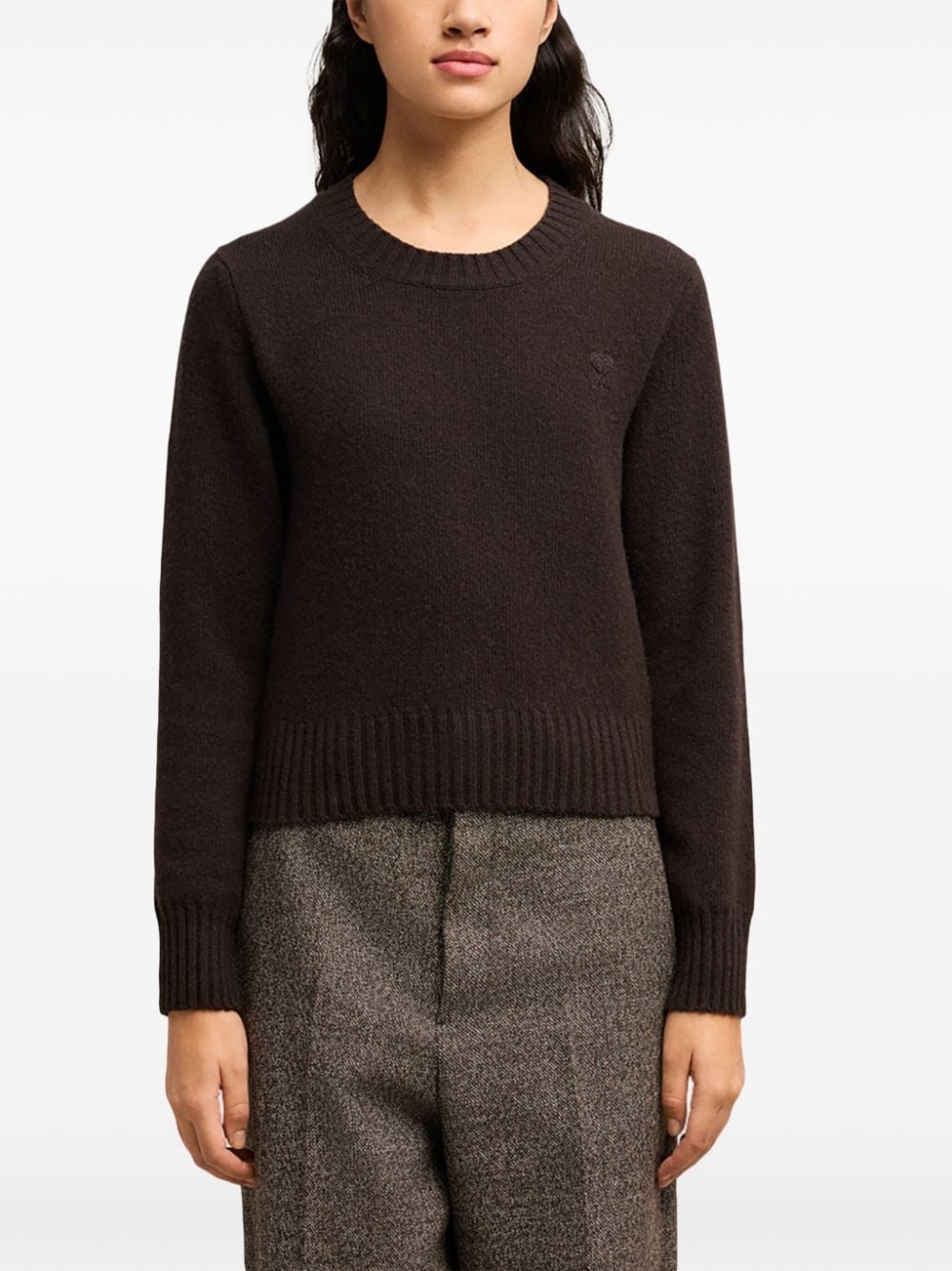 Ami de Coeur cashmere-blend jumper - 5