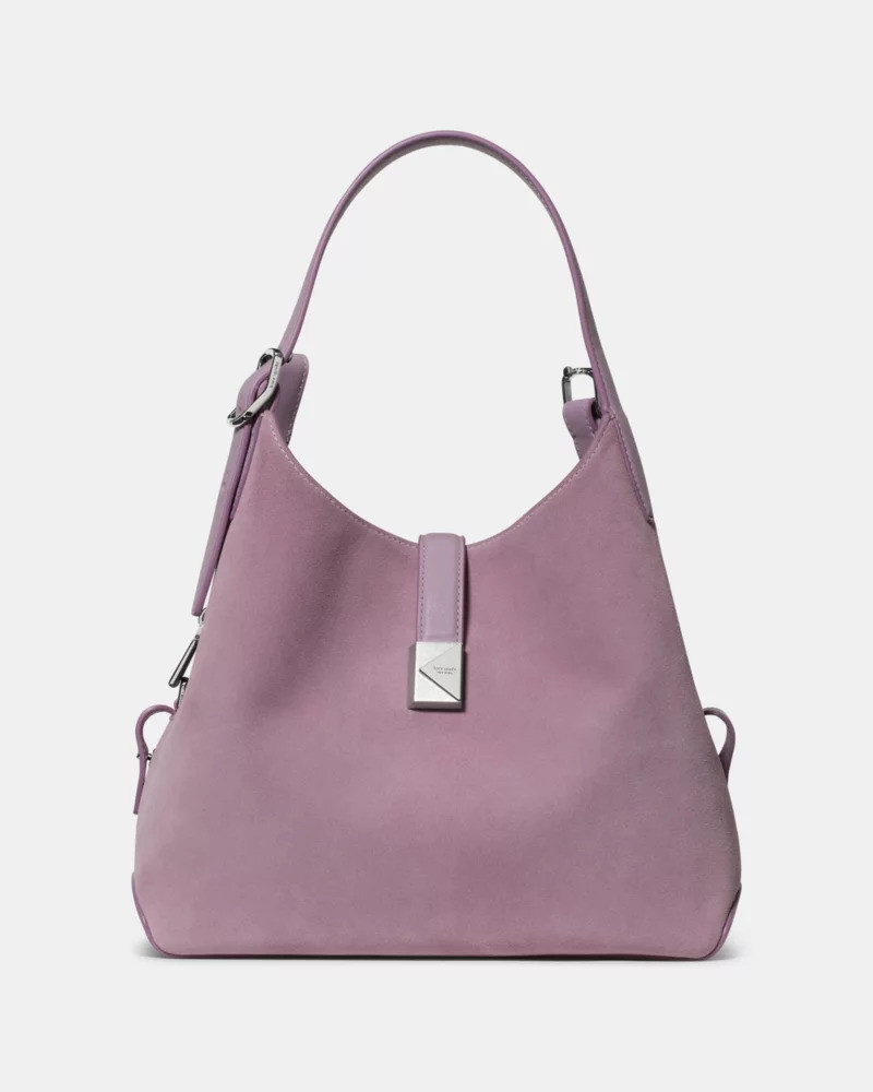 Deco Suede Crossbody Tote Bag 1