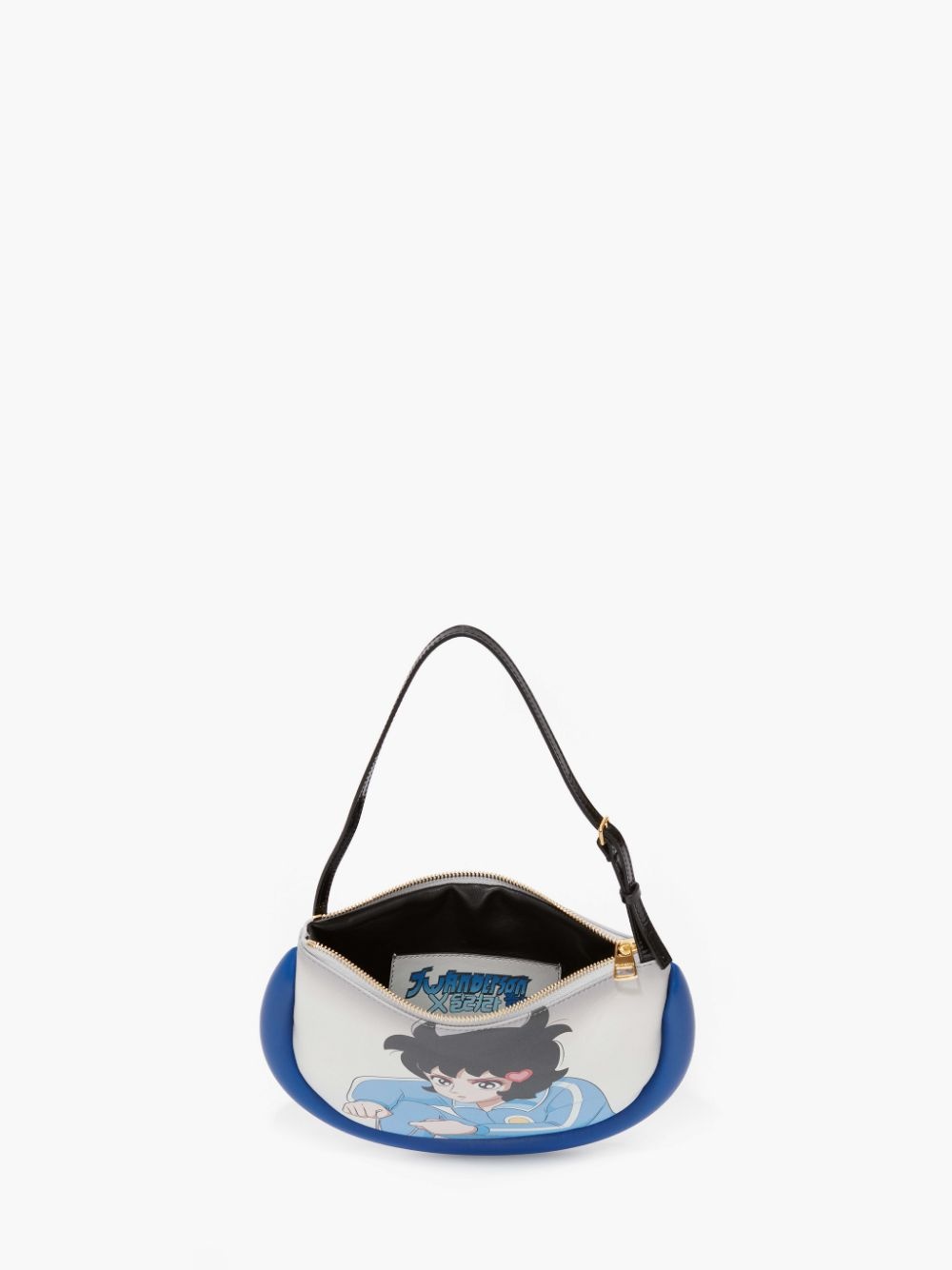 RUN HANY BUMPER-MOON LEATHER SHOULDER BAG - 5