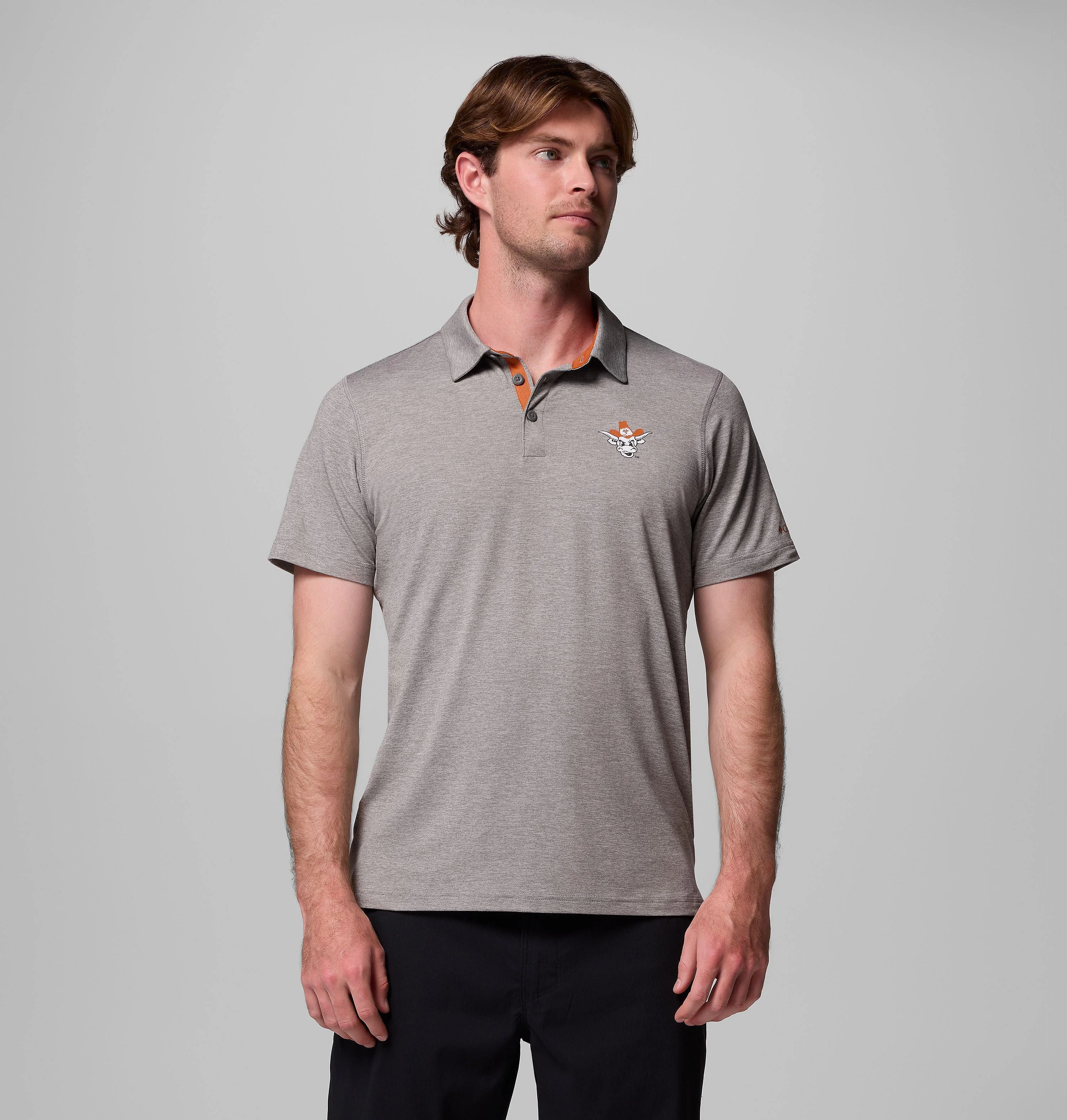 Men's Collegiate Tech Trail Polo - Texas - 1