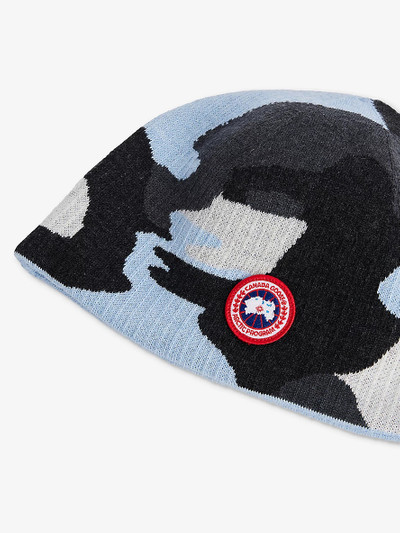 Canada Goose Canada Goose x KidSuper wool-blend knitted beanie hat outlook