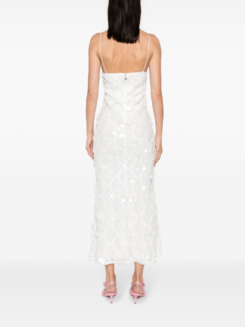 sequinned maxi dress - 4