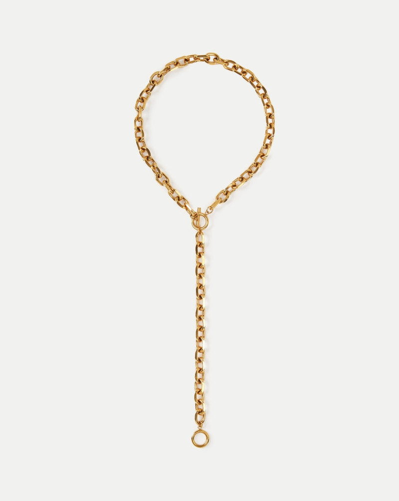 JULIET GOLD LARIAT NECKLACE 1