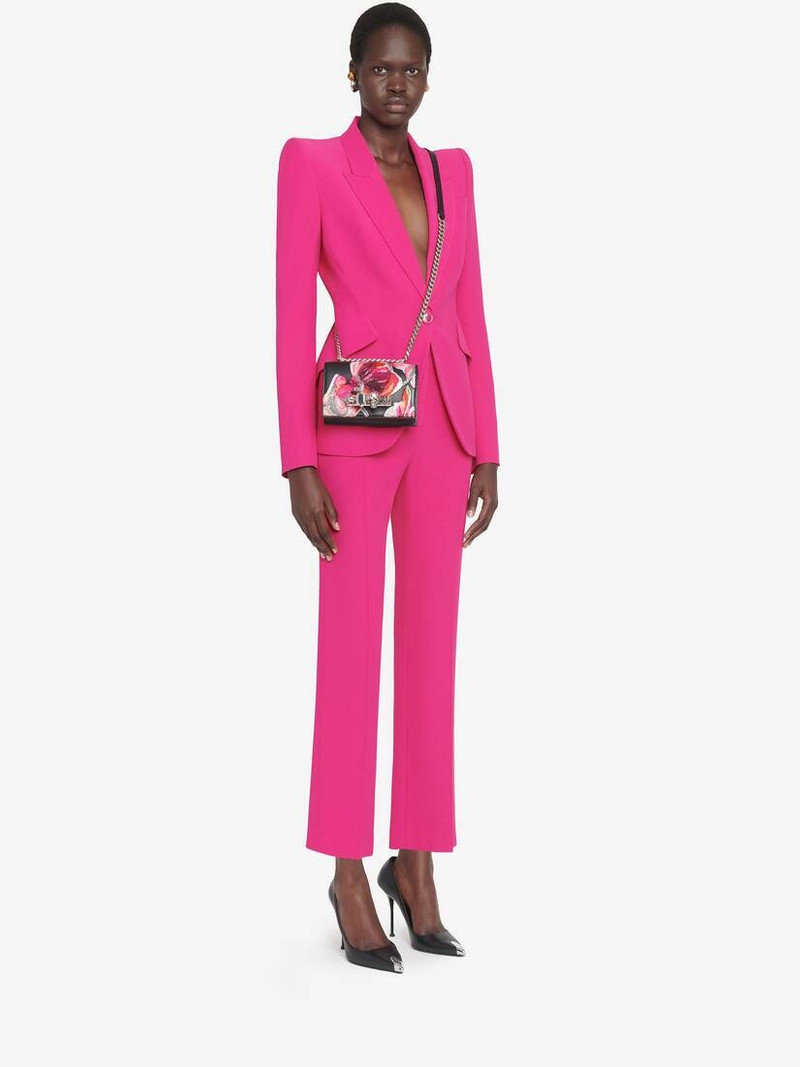 Alexander McQueen Women's Mini Jewelled Satchel in Multicolor outlook