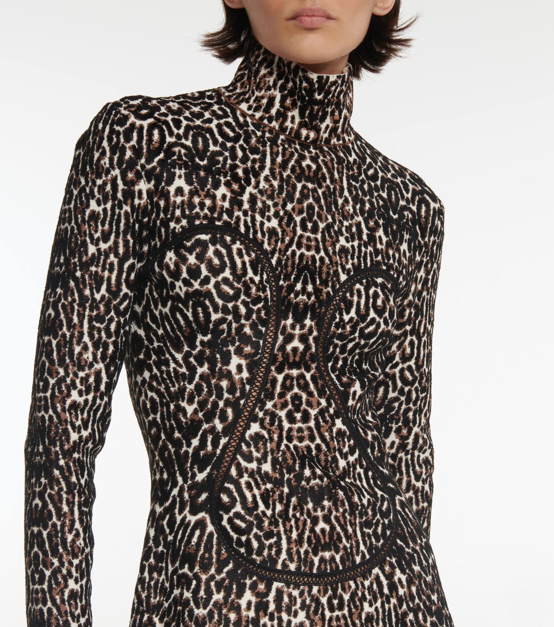 Jacquard minidress - 4