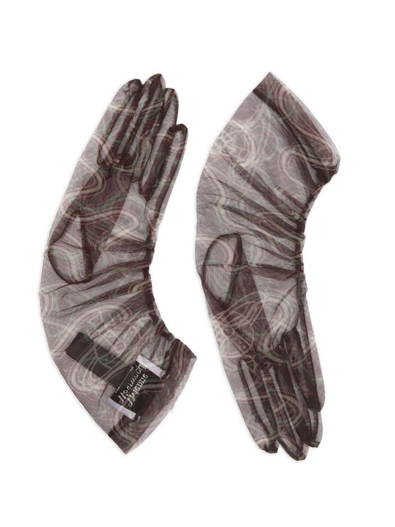 printed tulle gloves 1