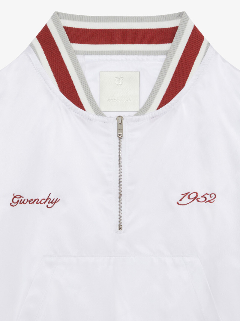 GIVENCHY SHINY PULL-OVER BOMBER JACKET 5