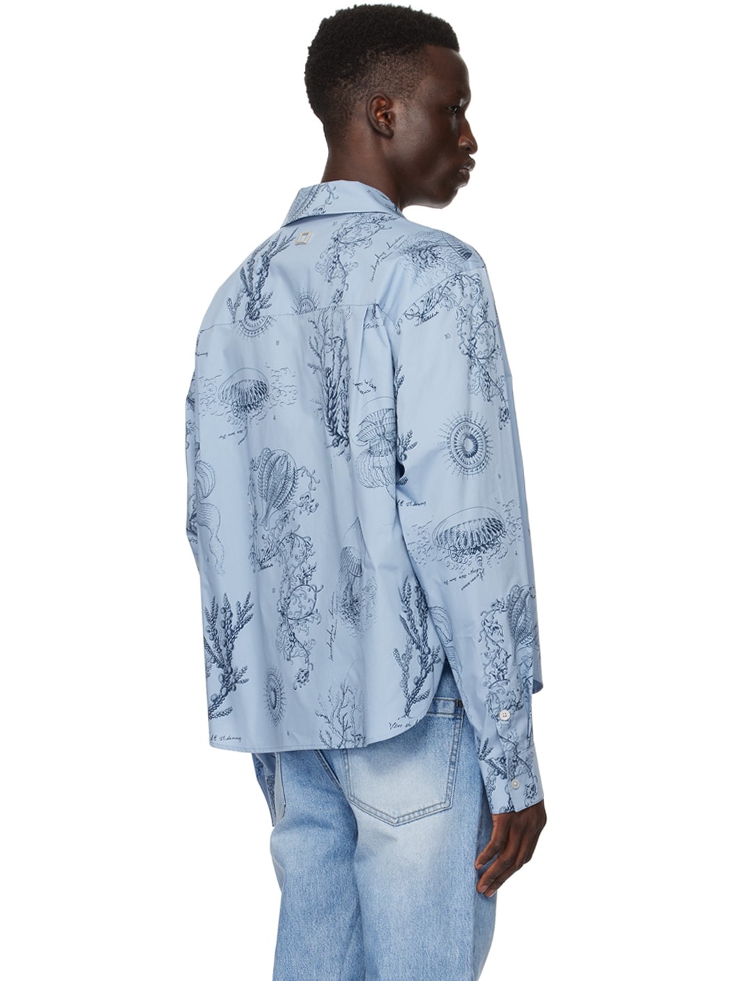 Blue Graphic Shirt - 3