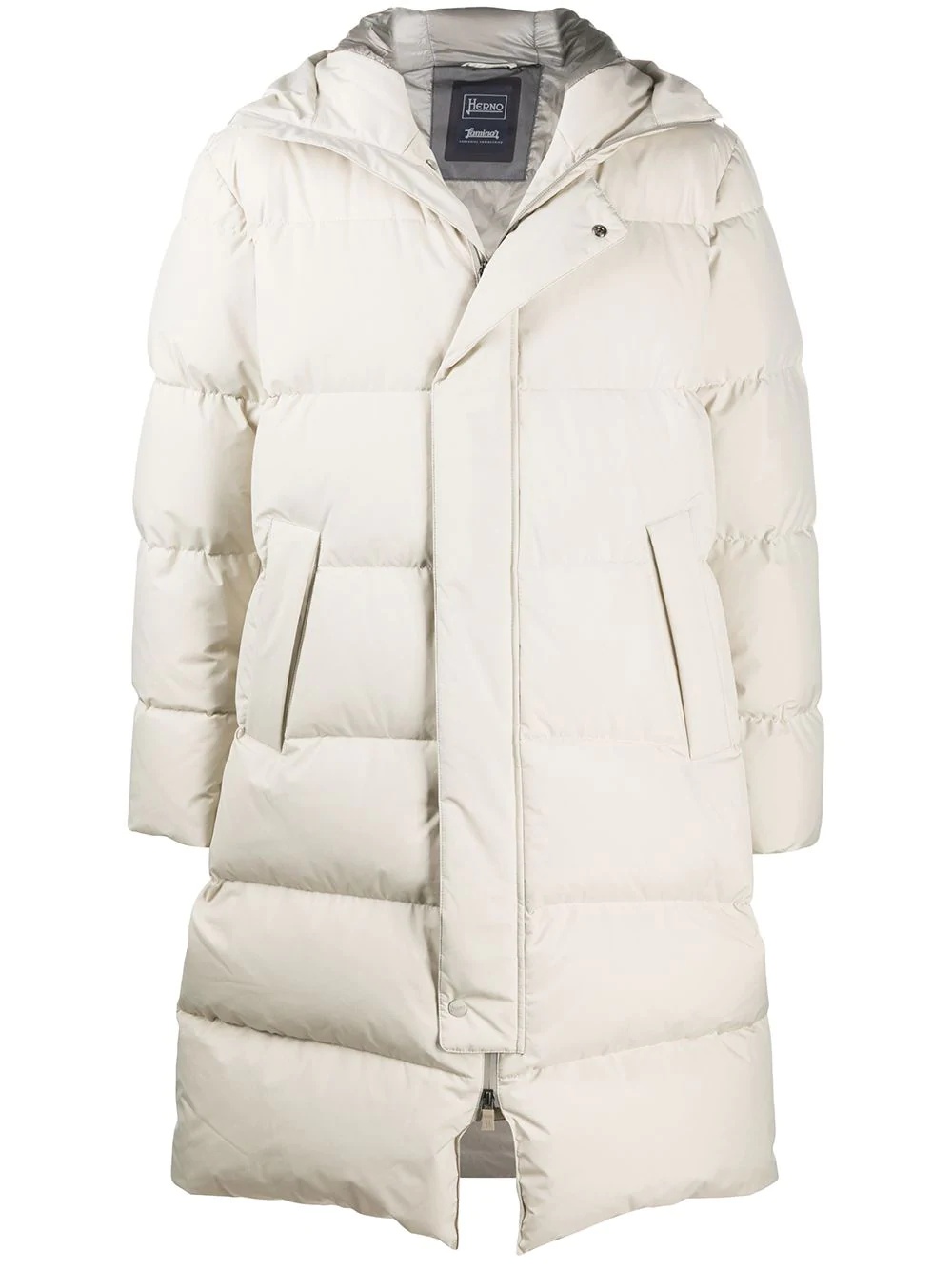 Laminar padded hooded coat - 1