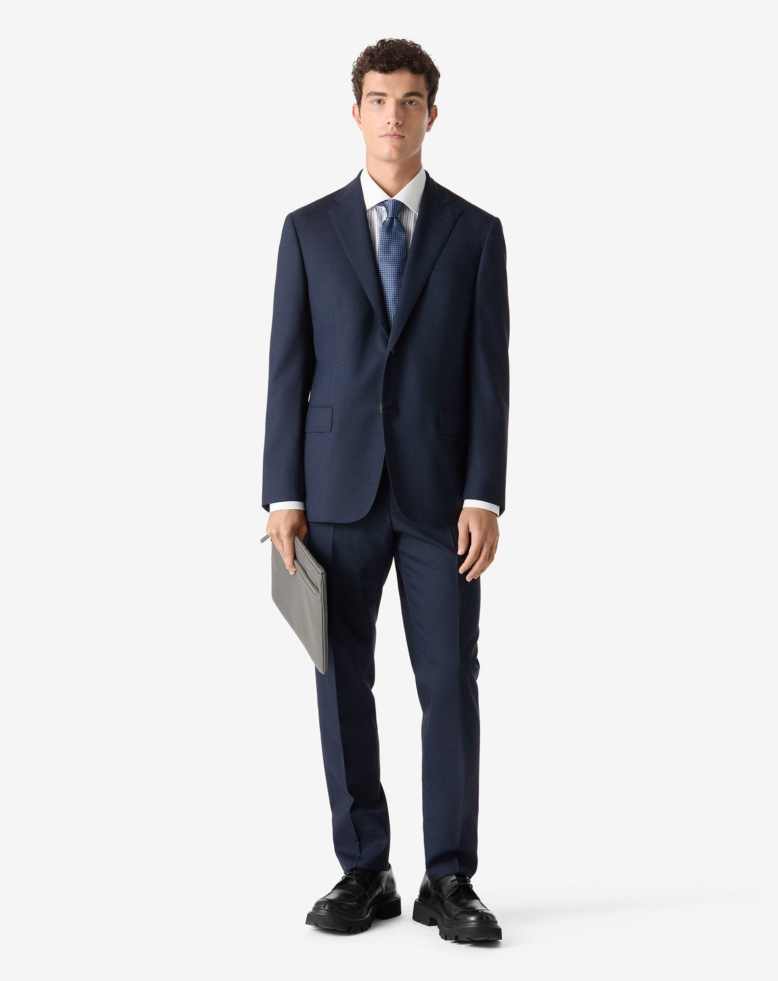 Blue tropical wool suit - 2