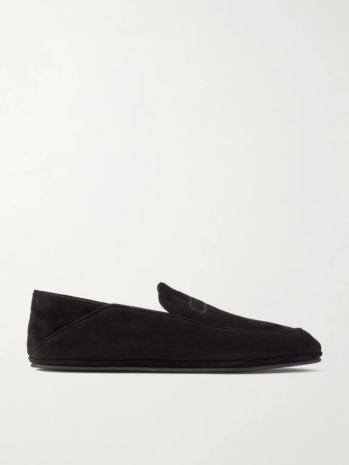 Kingston II Collapsible-Heel Suede Loafers - 1