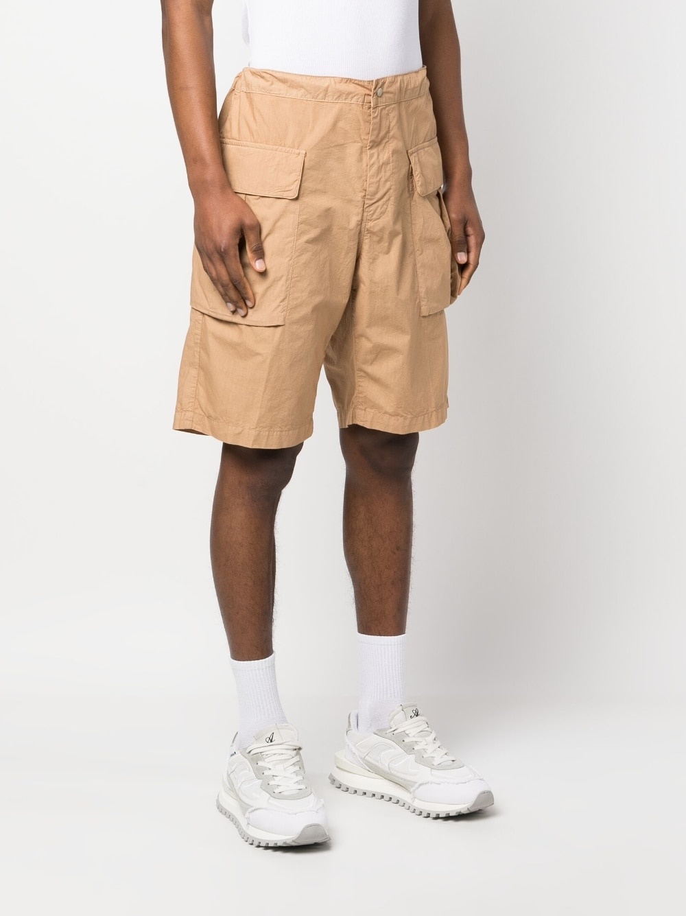 knee-length cargo shorts - 3