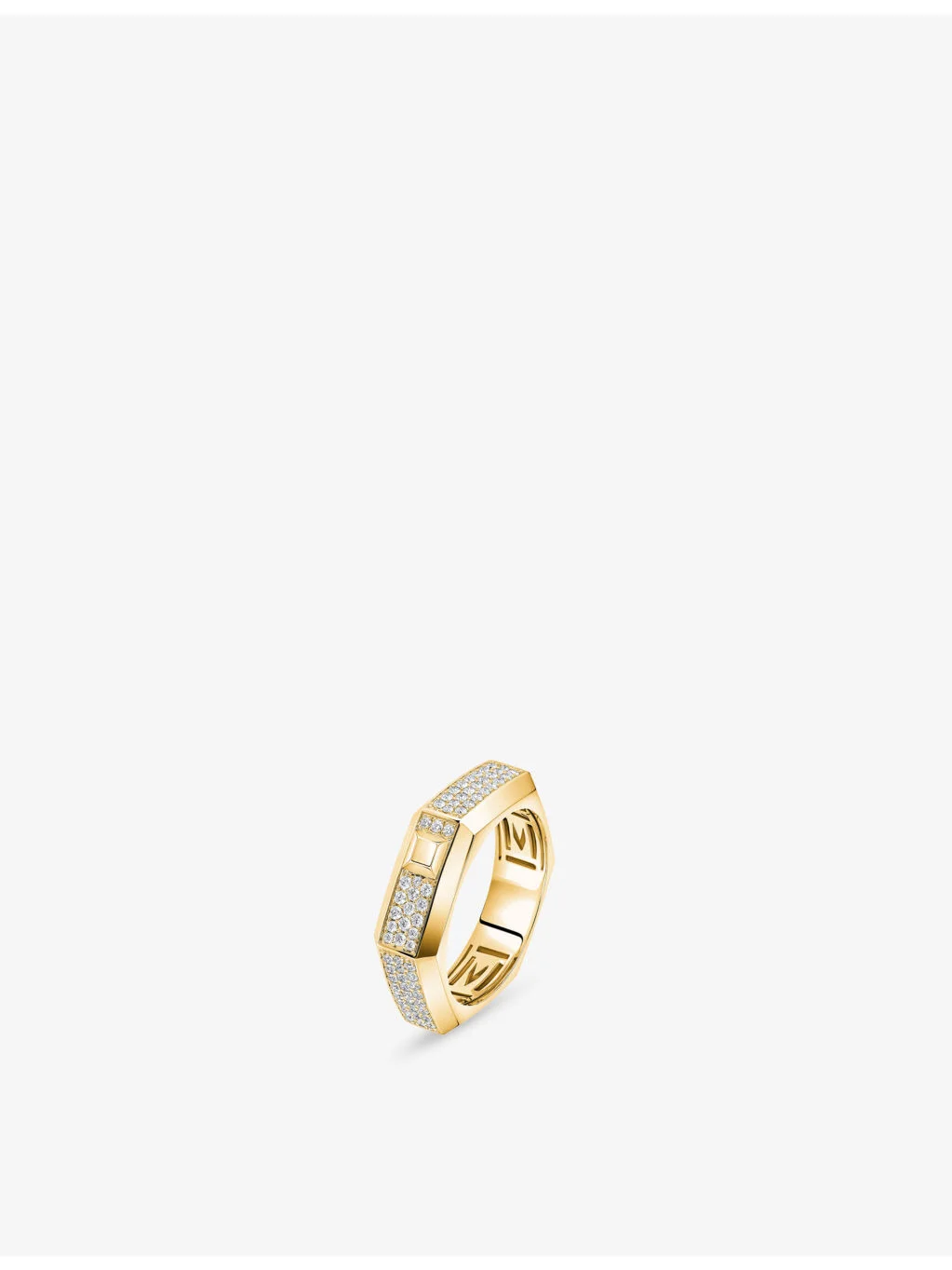 Moderniste Medium Pave 18ct Gold And 0.35ct Diamond Ring - 1