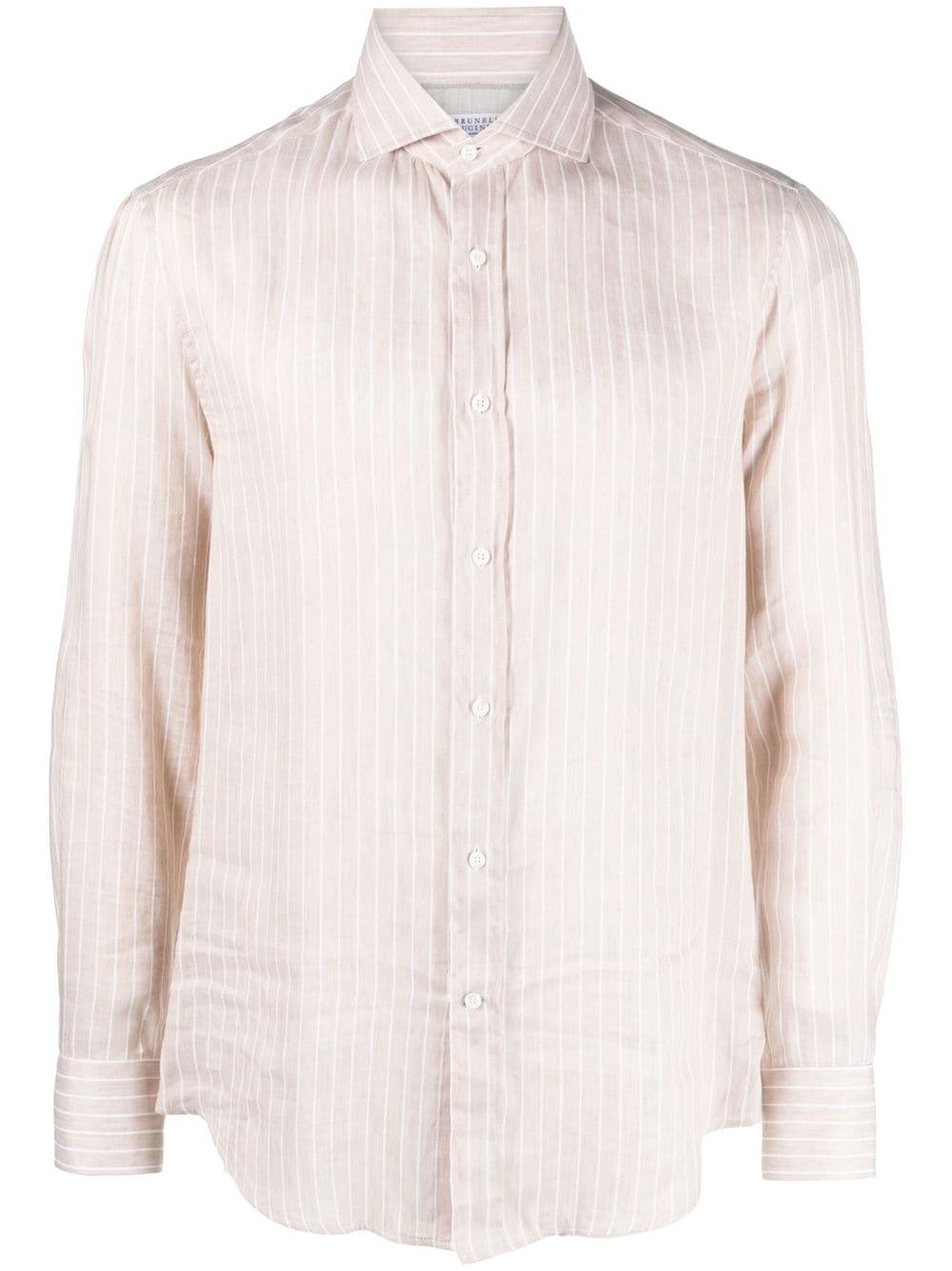 long-sleeve striped shirt - 1