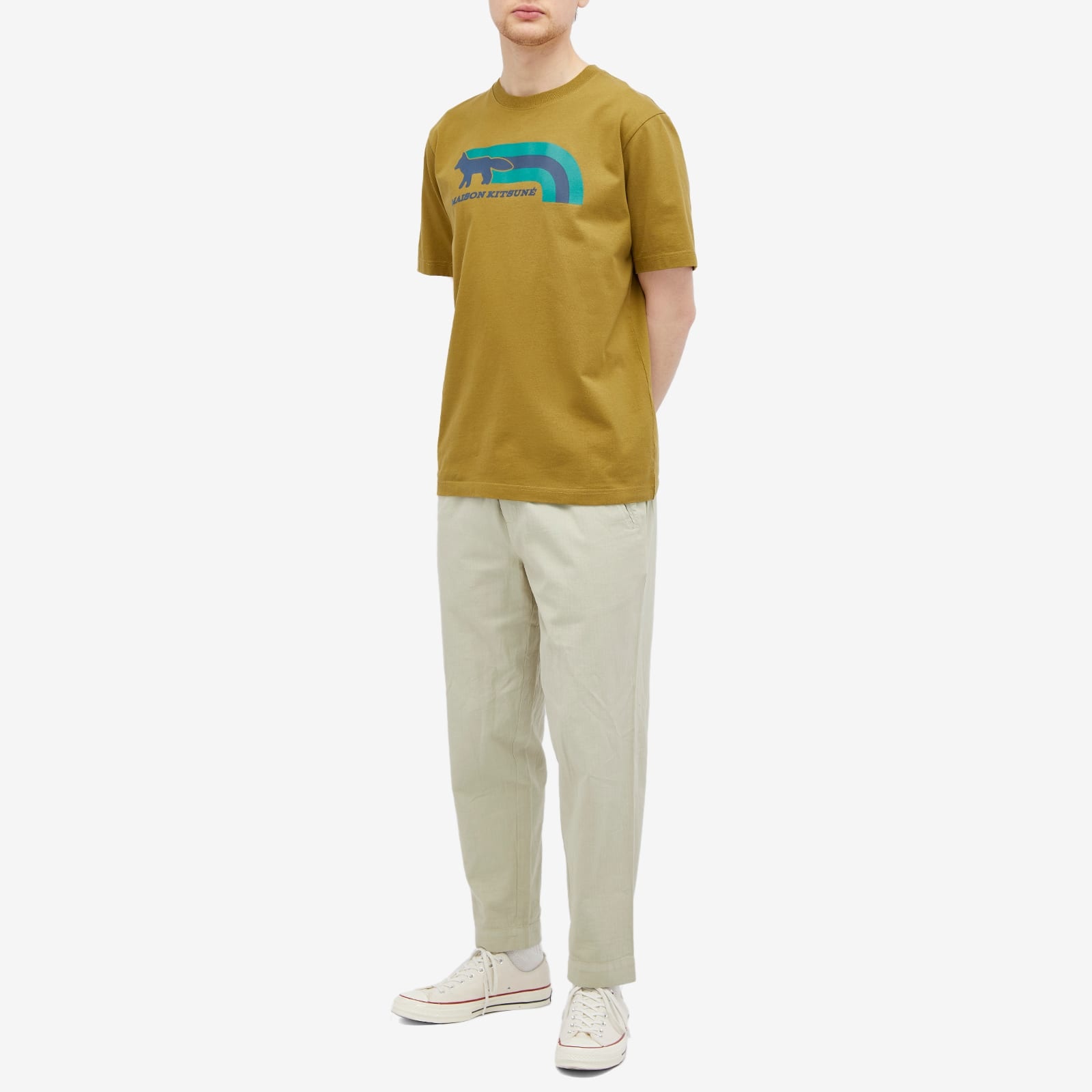 Maison Kitsuné Flash Fox Comfort T-Shirt - 4