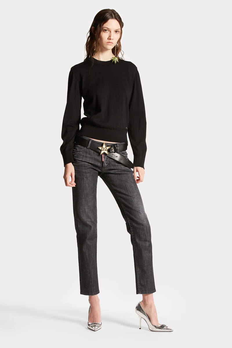 EASY BLACK WASH JENNIFER JEANS - 3