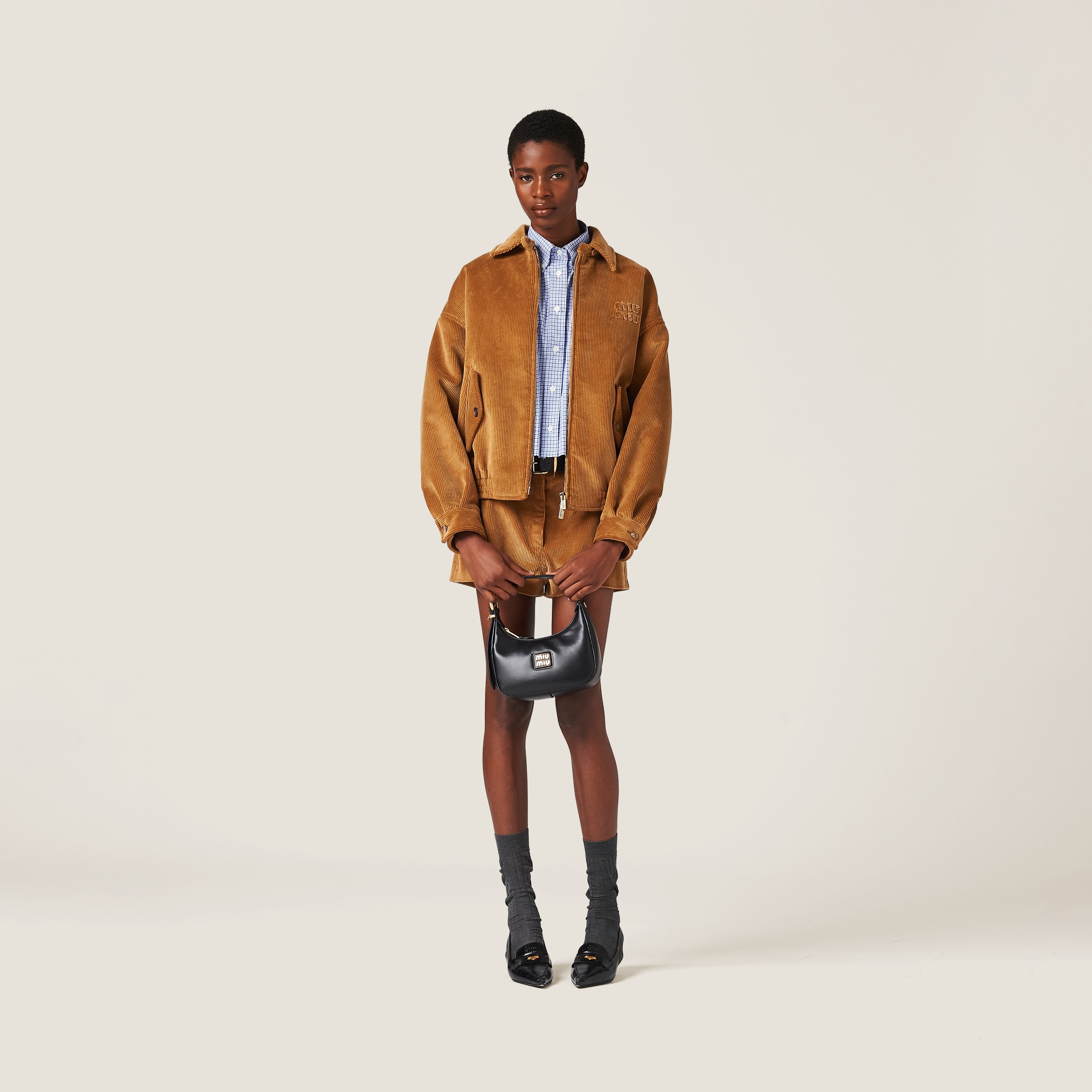 Corduroy blouson jacket - 2