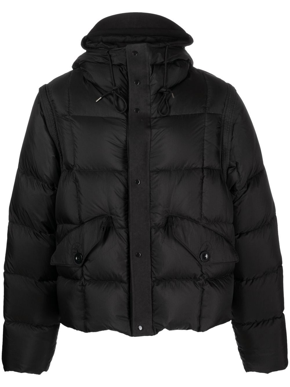 padded hooded jacket - 1