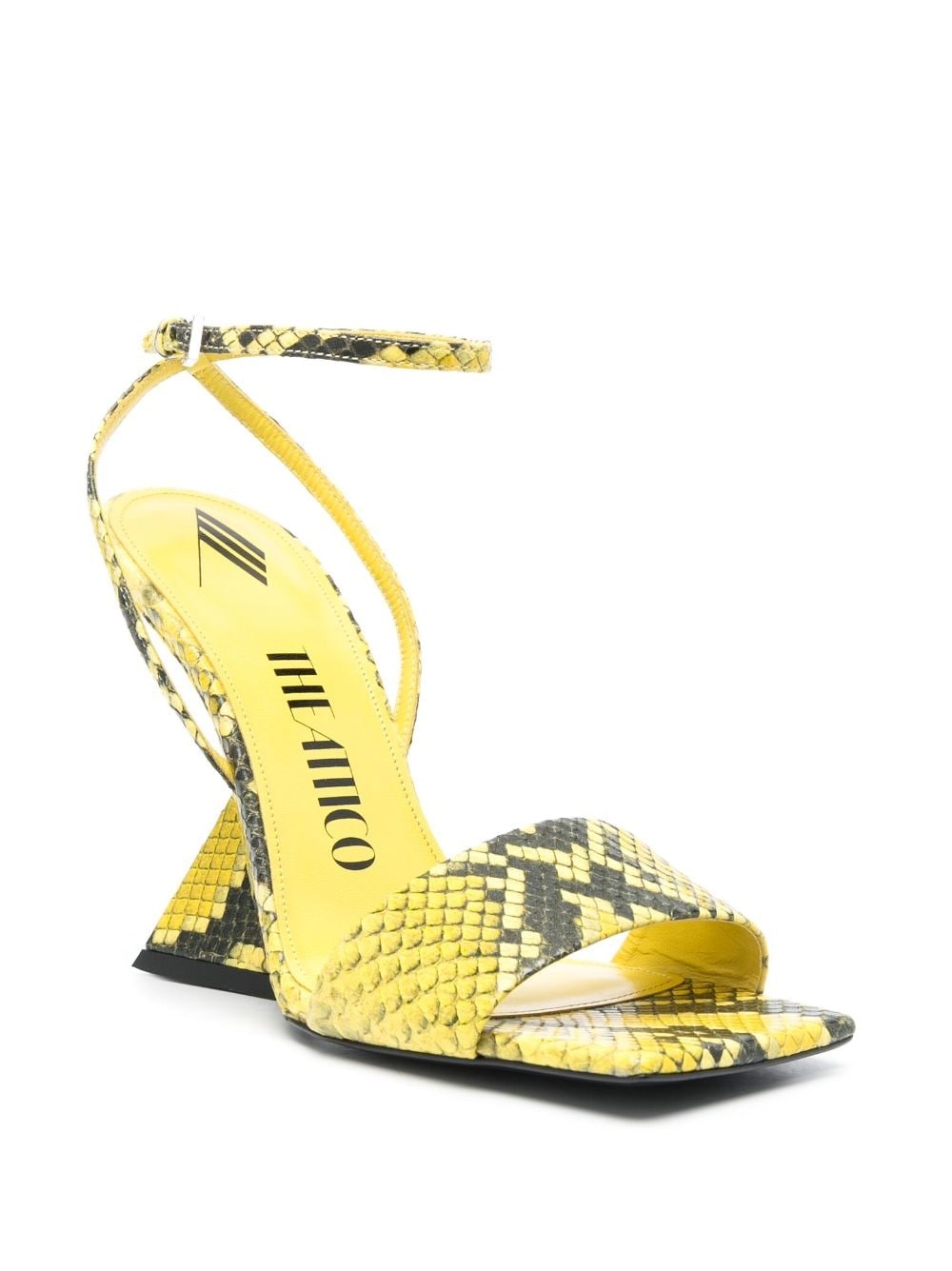 Cheope 110mm snake-effect sandals - 2