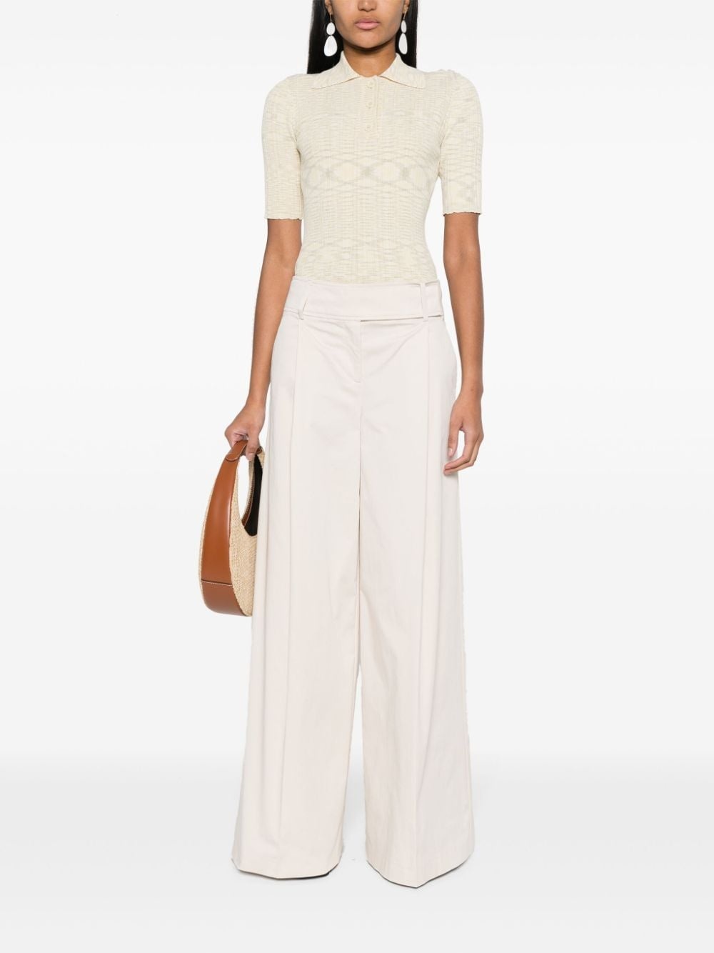 Proteo mid-waist palazzo pants - 2