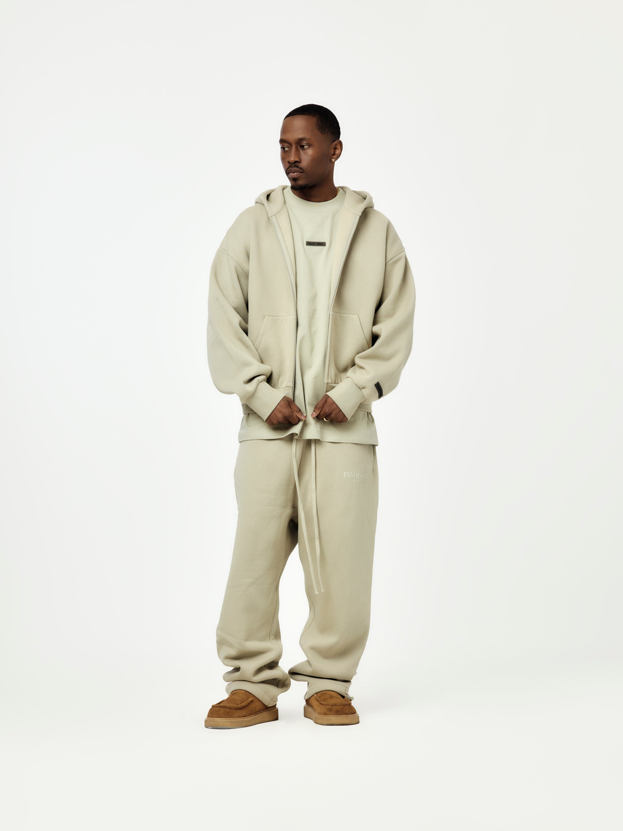 RELAXED FLEECE SWEATPANT (ABBEY STONE) - 3