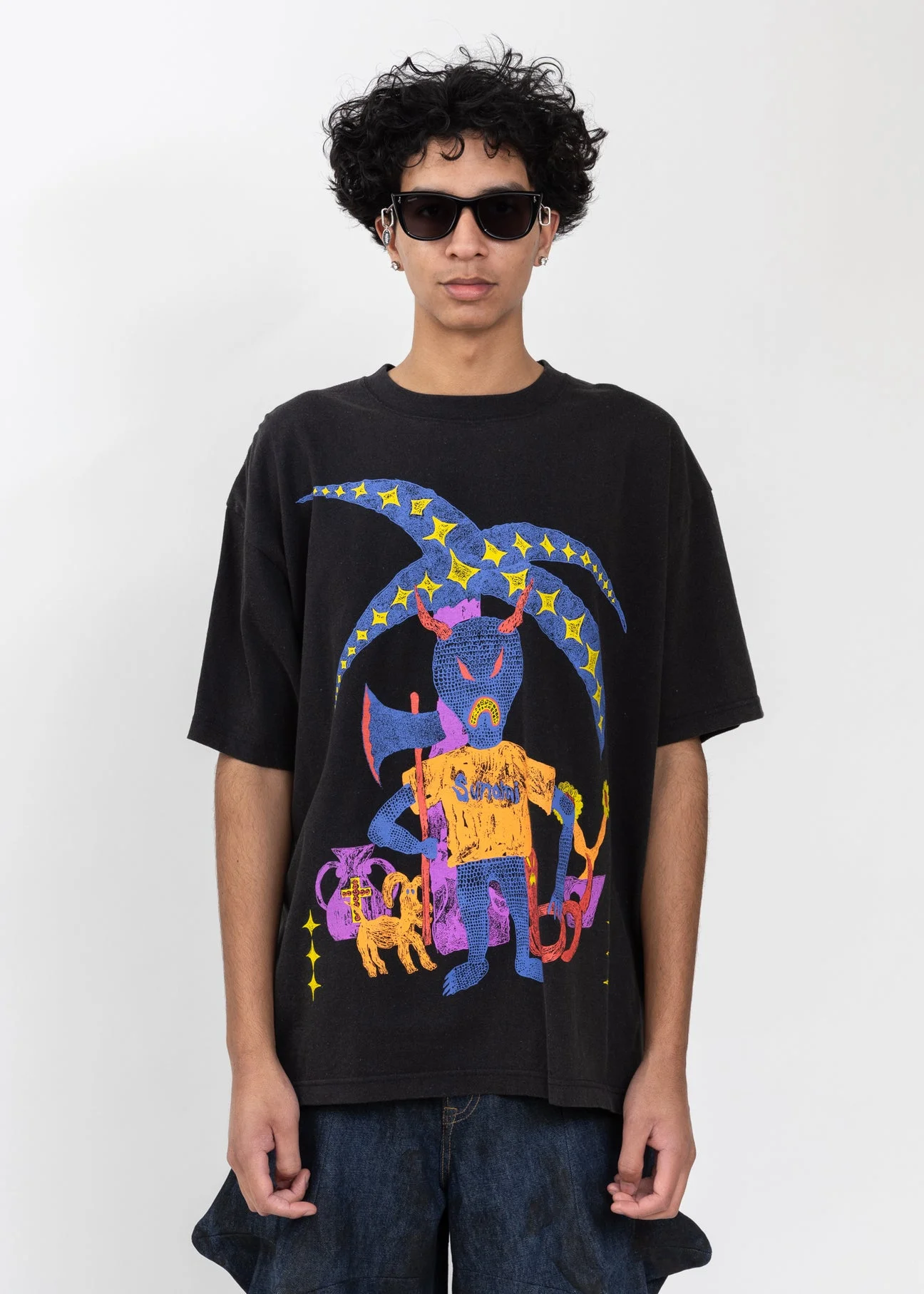 Black A Little Trauma T-Shirt - 1