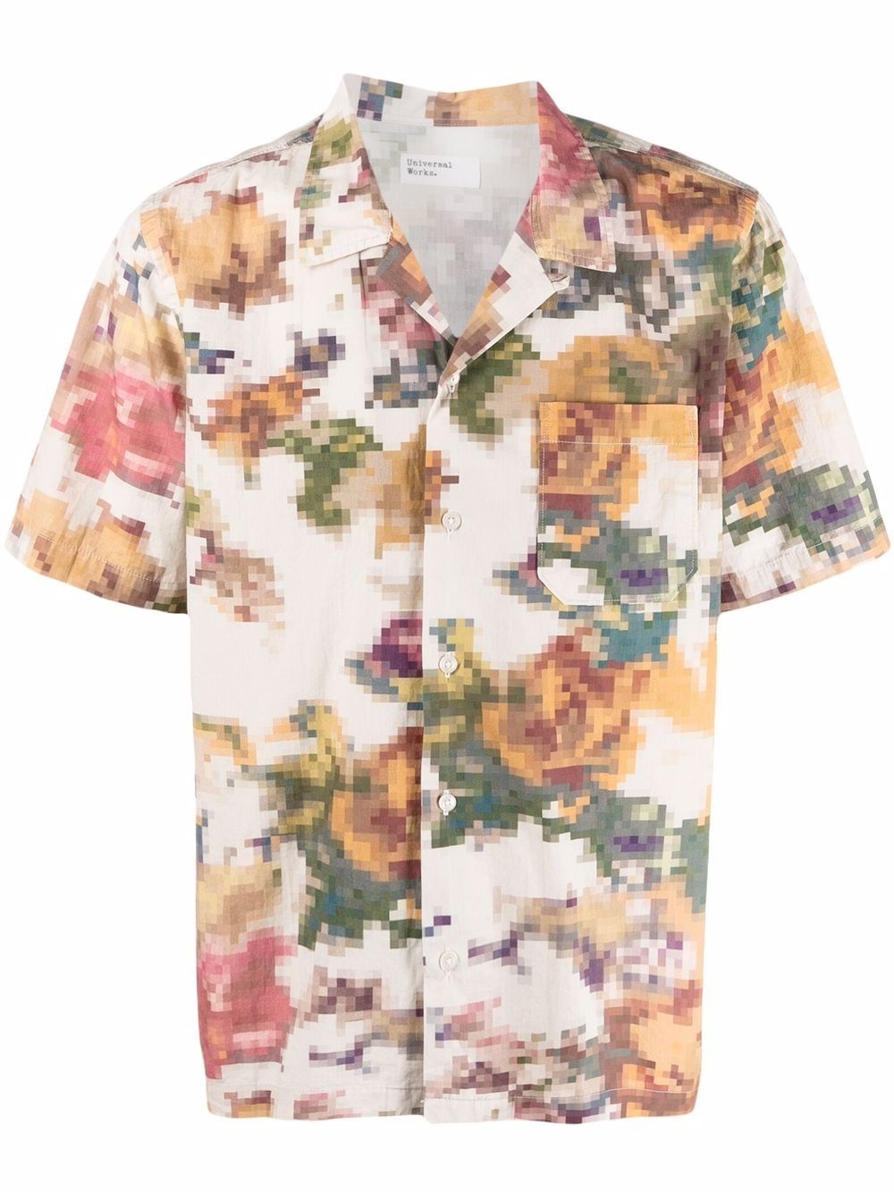 graphic-print short-sleeve shirt - 1