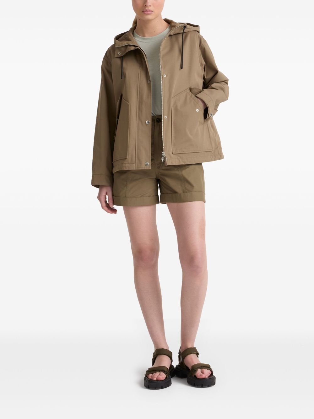 cotton-blend jacket - 3